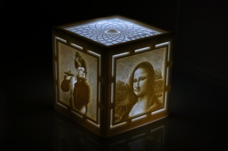 [PICtart] Lightcube with Lithophane Paintings
