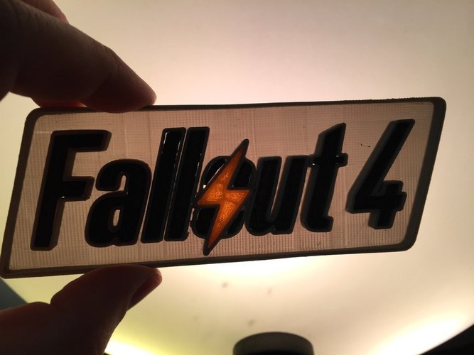 Fallout 4 Logo 3D Print 42014