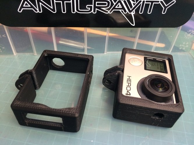 3d Printed Ag Gopro Hero4 Frame By Anthony Kwon Pinshape