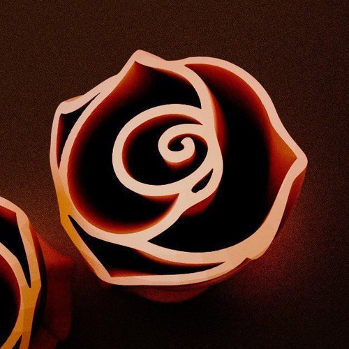 Twisted Rose Vase 3D Print 42109