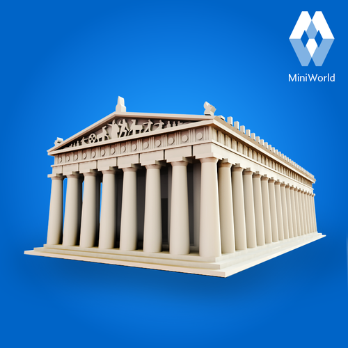 3D Printed Parthenon (Reconstruction) by MiniWorld | Pinshape