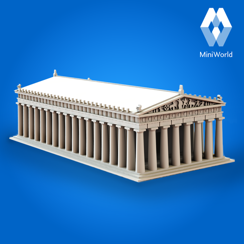 3D Printed Parthenon (Reconstruction) by MiniWorld Pinshape