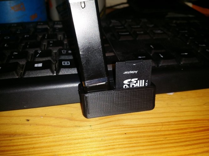 SD Card Flash Drive Holder 3D Print 42154