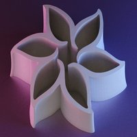 Pointed Flower Pen Holder - Thumbnail 6