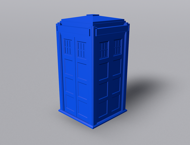 TARDIS with Lights and Sound 3D Print 42252