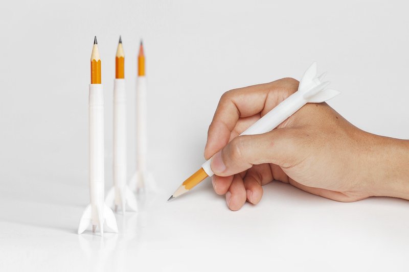 Rocket Pencil Extender