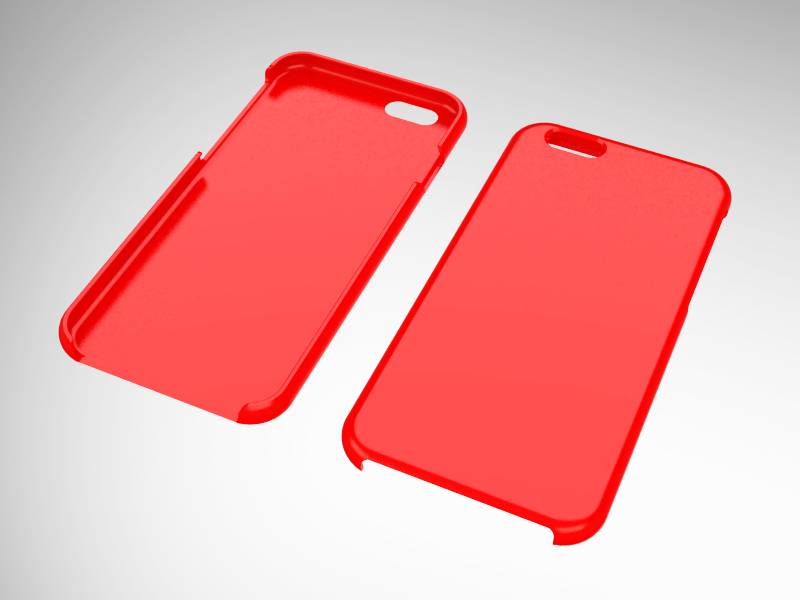 Klokje draai Kraan 3D Printed iPhone 6 slim case (blank) by 3DMX | Pinshape