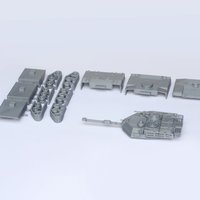 M1 Abrams Tank Model Kit - 25 body parts - Thumbnail 5