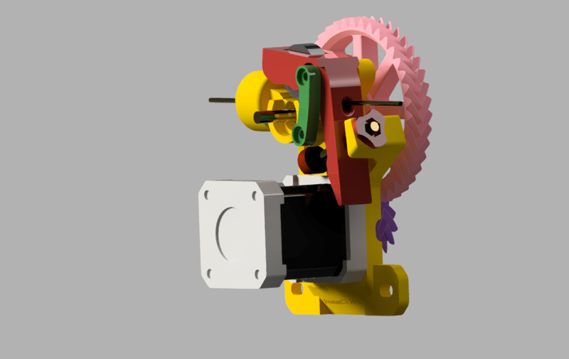 Geared extruder v.3