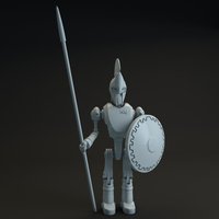 Small Spartan Robot 3D Printing 42503