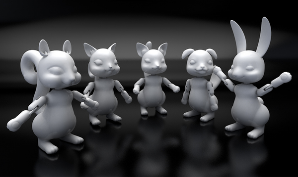 Baby Animal Figures  - Set of 5