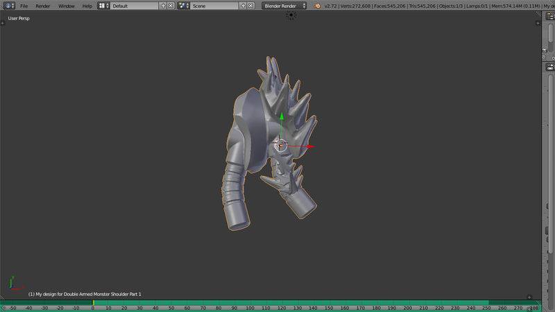 WarriorTron 2.0 Part: Shoulder Part 1