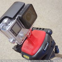 GoPro Tripod Quick-Release Plate Adapter Mount (Hama-comaptible) - Thumbnail 4