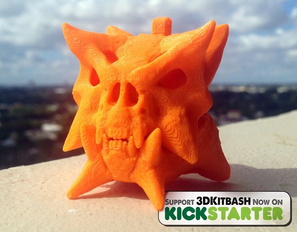 Medium Gankra Skull Charm  3D Printing 42643