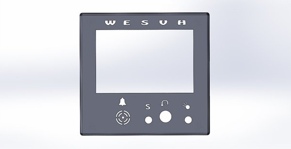 Medium LCD1286CASE WESVH 3D Printing 42667