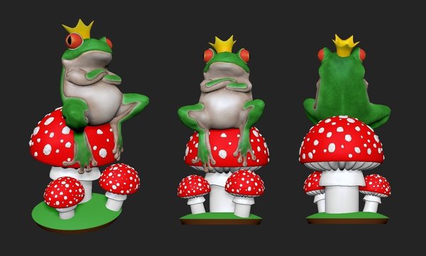 Medium Mr Frog 3D Printing 42710