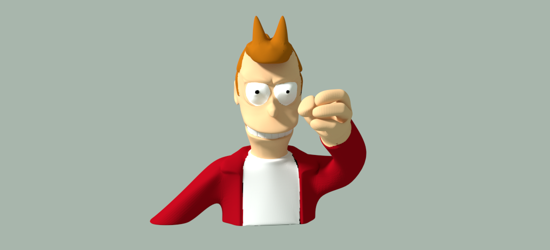 3D-meme Fry "shut up and take my money" 3D Print 42794