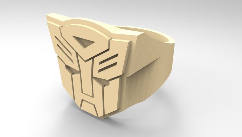 Autobot ring - US size #6