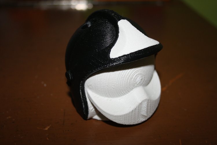 Fireman's helmet bicolor 3D Print 42855