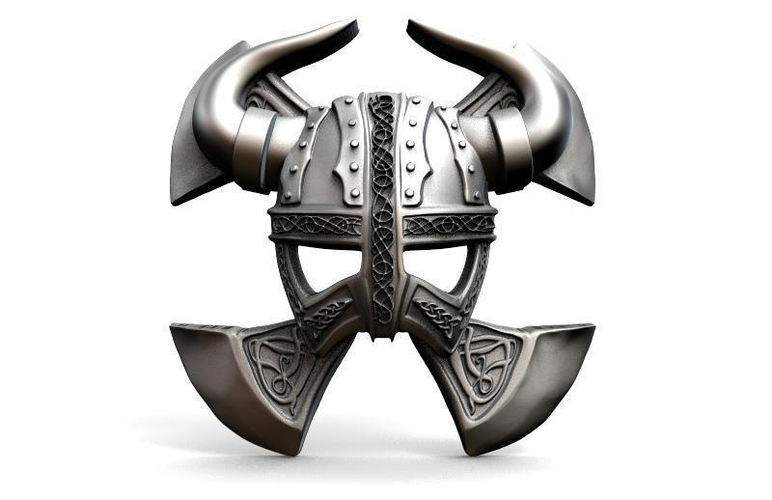 Viking helmet pendant 3D Print 428645