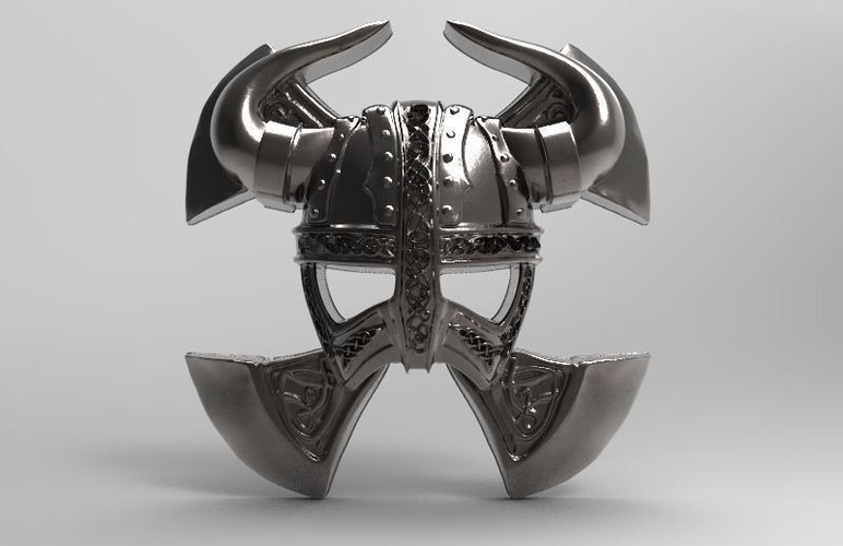 Viking helmet pendant 3D Print 428646