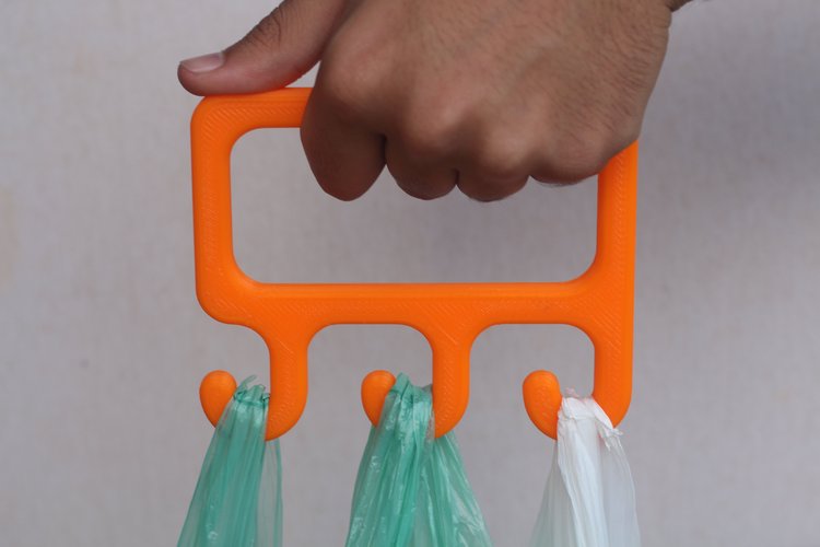 3d Printed Bag Holder By Ivanseidel Pinshape