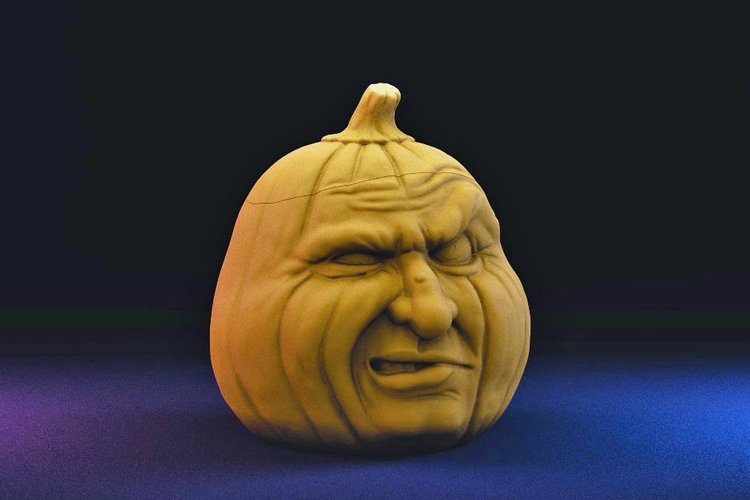 Grumpkin Jar with Lid 3D Print 42889