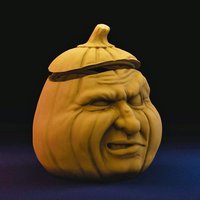 Grumpkin Jar with Lid - Thumbnail 2