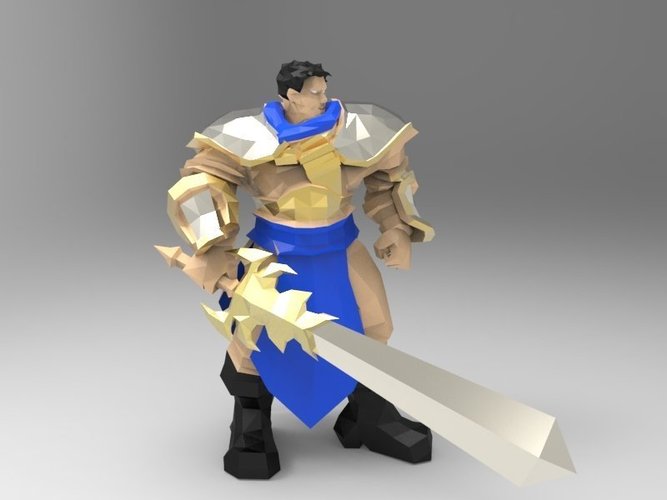 Garen The Might of Demacia 3D Print 42923