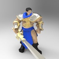 Small Garen The Might of Demacia 3D Printing 42924