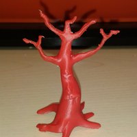 Small Halloween Spooky Tree 3D Printing 43003