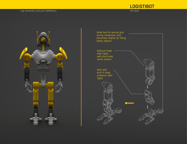 MakerTron-Logistibot 3D Print 43100