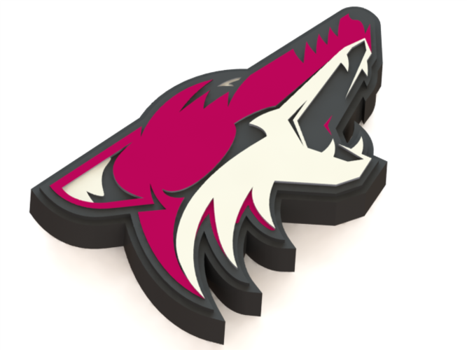 Arizona Coyotes logo 3D Print 43225