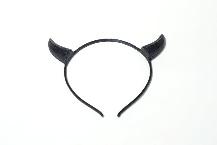 Devil Horns Headband 3D Print 43245