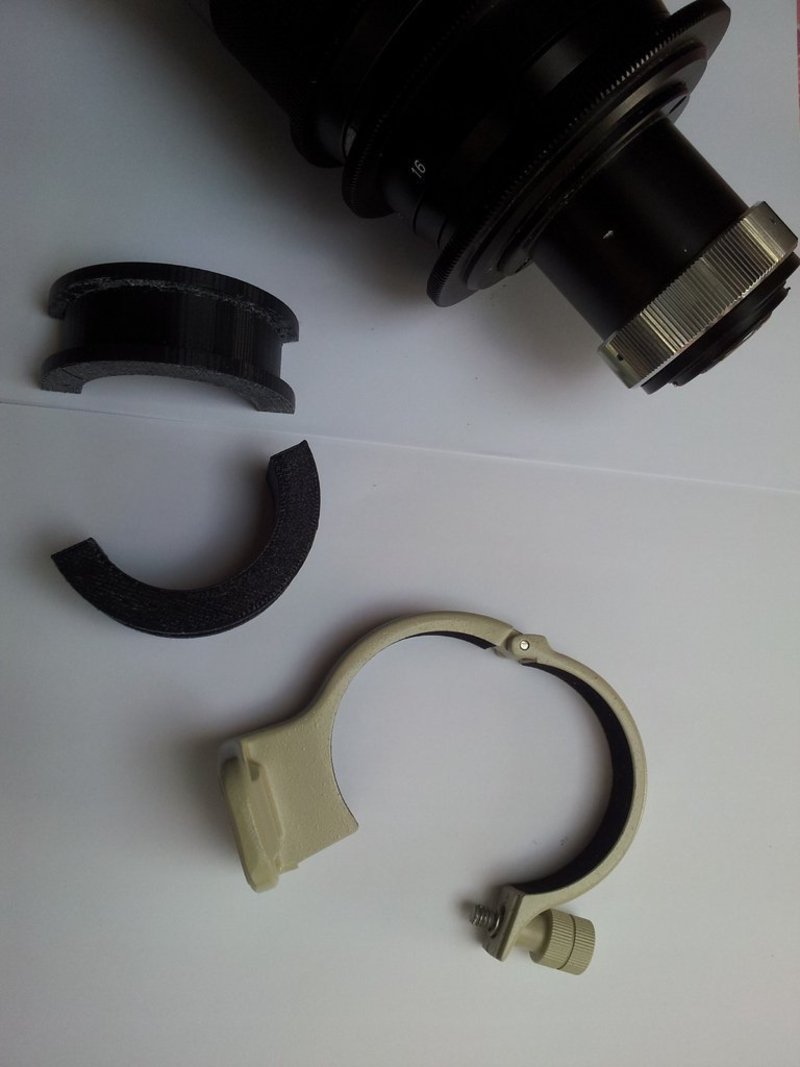 Adaptator of Tarcus TV zoom on a Phottix Tripod Mount