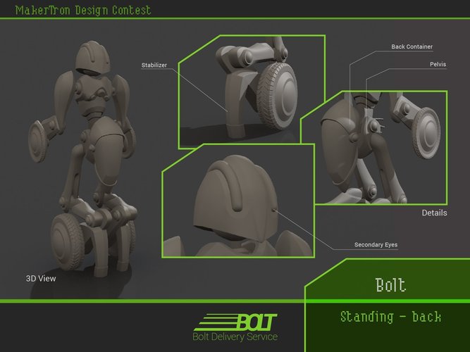 Bolt Delivery Service 3D Print 43421