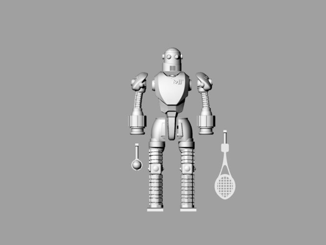 MakerTron Tennis Player 3D Print 43809