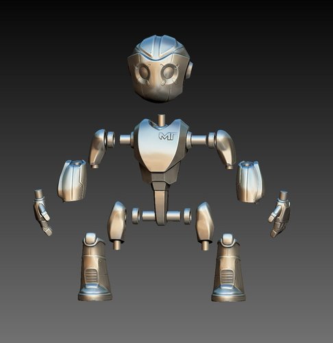 Humanoid Makertron 3D Print 43821