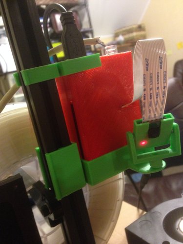Rasberry Pi Camera mount for TAZ 3d printer 3D Print 43830