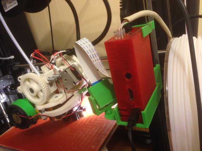 Rasberry Pi Camera mount for TAZ 3d printer 3D Print 43833