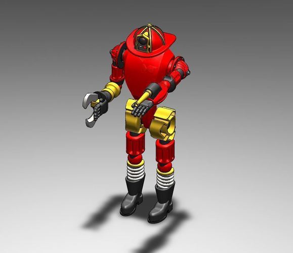 C.H.I.E.F. - Fireman MakerTron 3D Print 43873