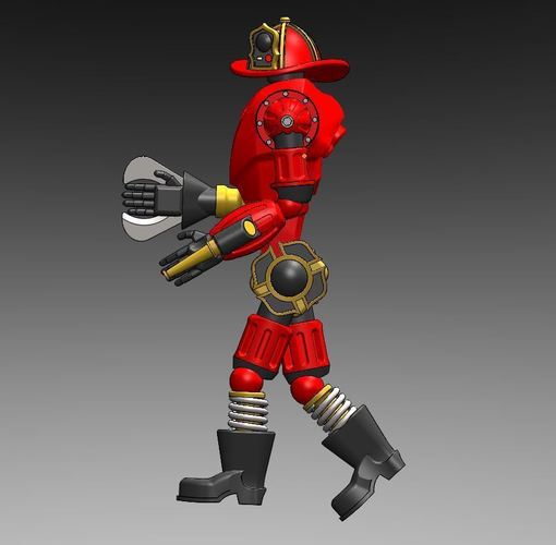 C.H.I.E.F. - Fireman MakerTron 3D Print 43880