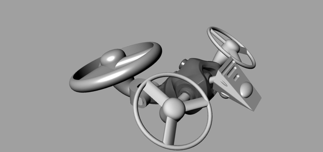 MakerTron Tricopter 3D Print 43888