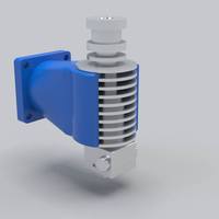E3D V5 Fan Duct for MendelMax standard X Carriage - Thumbnail 2