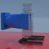 E3D V6 Fan Duct for MendelMax standard X Carriage - Thumbnail 2