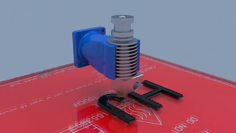 E3D V6 Fan Duct for MendelMax standard X Carriage