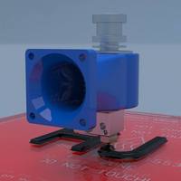 E3D V6 Fan Duct for MendelMax standard X Carriage - Thumbnail 4