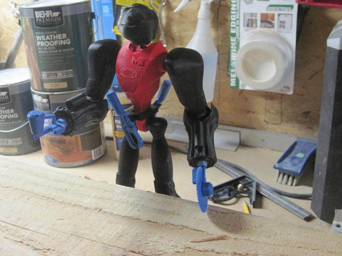 DRILL MASTER Carpenter Robot 3D Print 43935