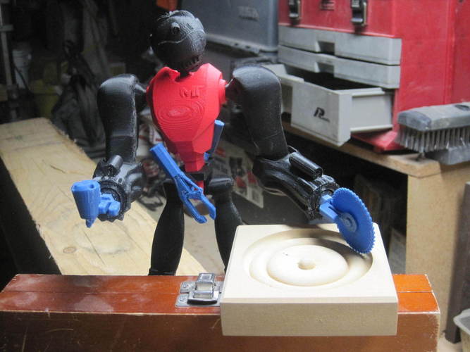 DRILL MASTER Carpenter Robot 3D Print 43937