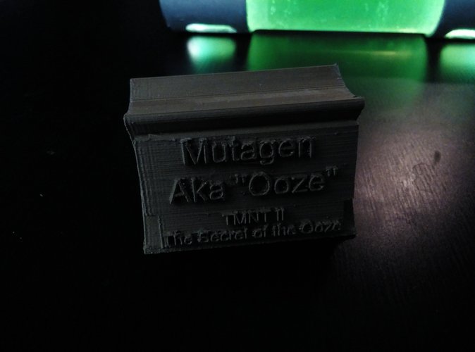 Mutagen, aka "OOze TMNT prop replica stand 3D Print 44021